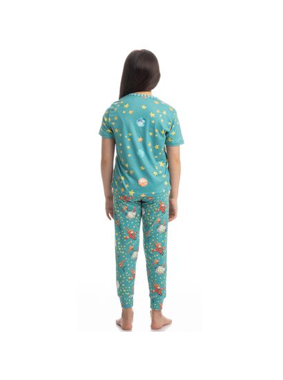 Pijama Unissex Longo Manga Curta Pequeno Príncipe - Imagem 4 - Desktop