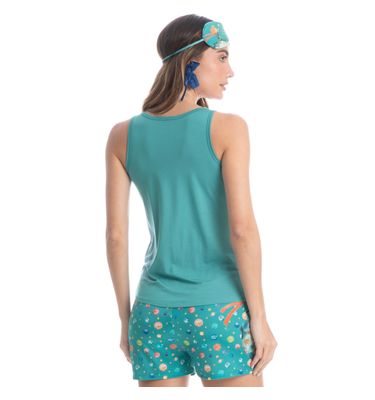 Pijama Feminino Curto Regata Pequeno Príncipe - Imagem 2 - Mobile