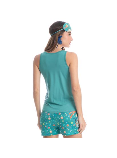 Pijama Feminino Curto Regata Pequeno Príncipe - Imagem 2 - Desktop