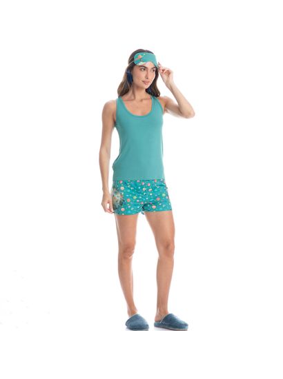 Pijama Feminino Curto Regata Pequeno Príncipe - Imagem 3 - Desktop