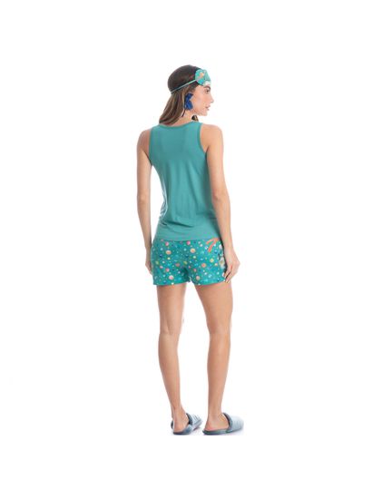 Pijama Feminino Curto Regata Pequeno Príncipe - Imagem 4 - Desktop