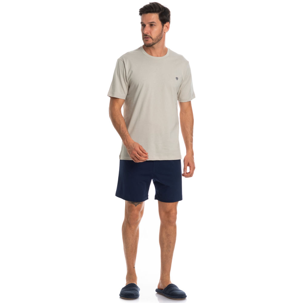 Pijama Masculino Curto Dado Tombini - Imagem 3 - Mobile