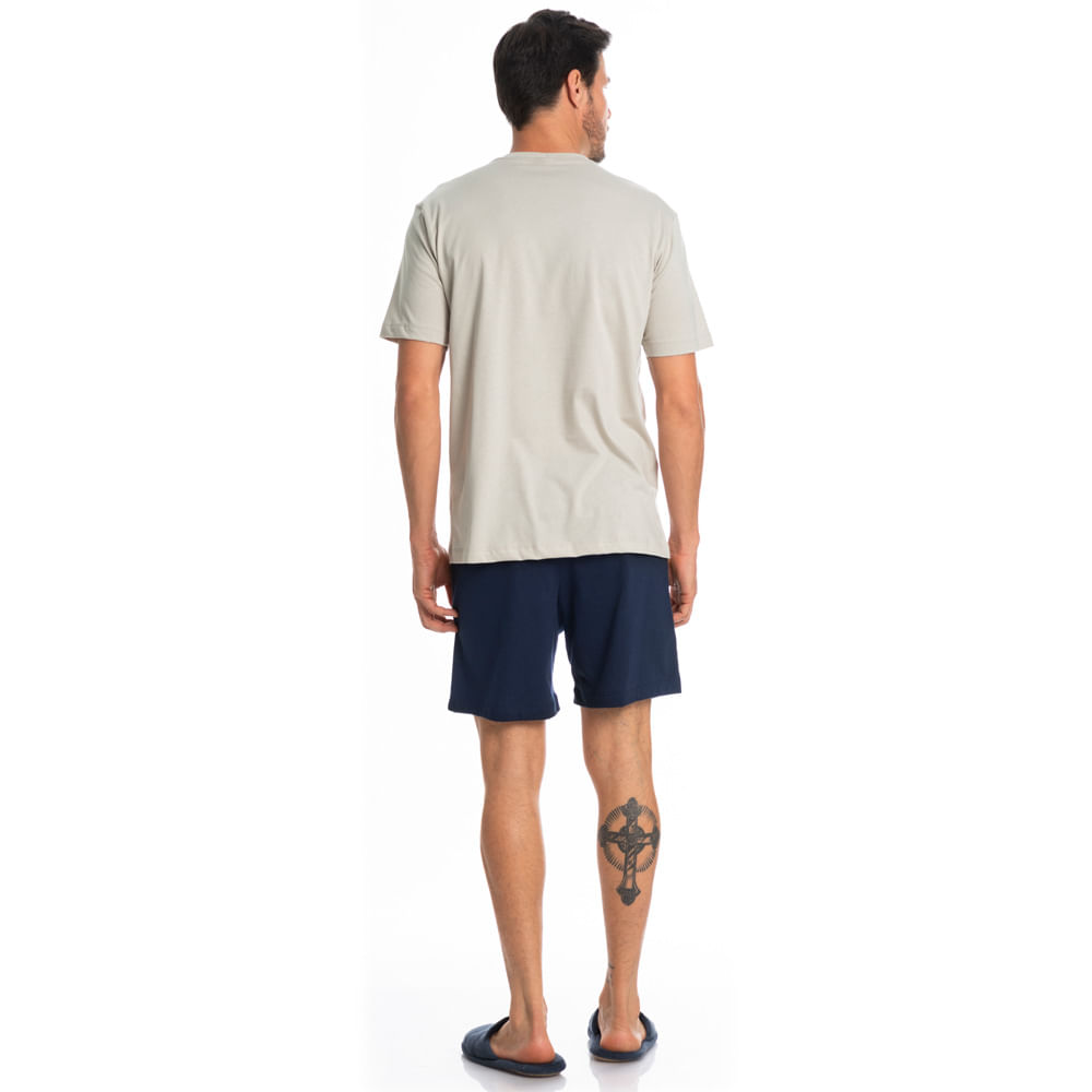 Pijama Masculino Curto Dado Tombini - Imagem 4 - Mobile