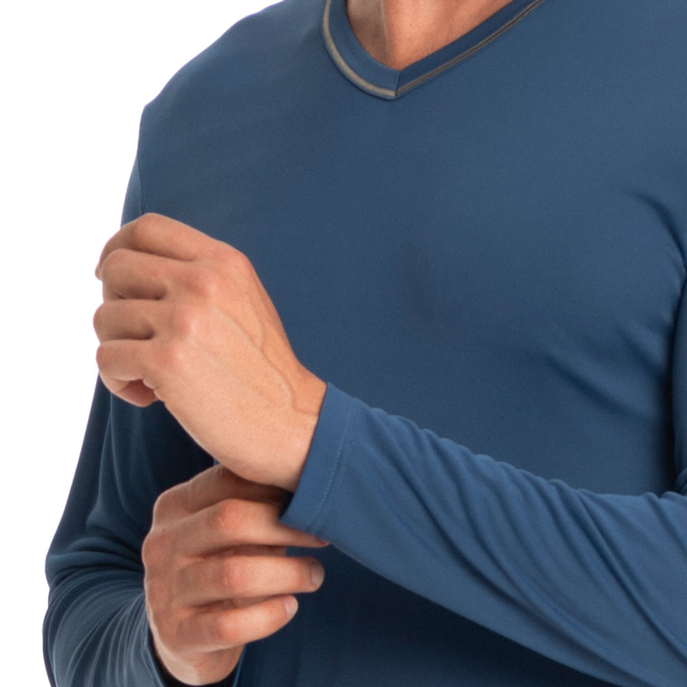 Pijama Masculino Longo Estampado Clóvis Tombini - Imagem 5 - Mobile
