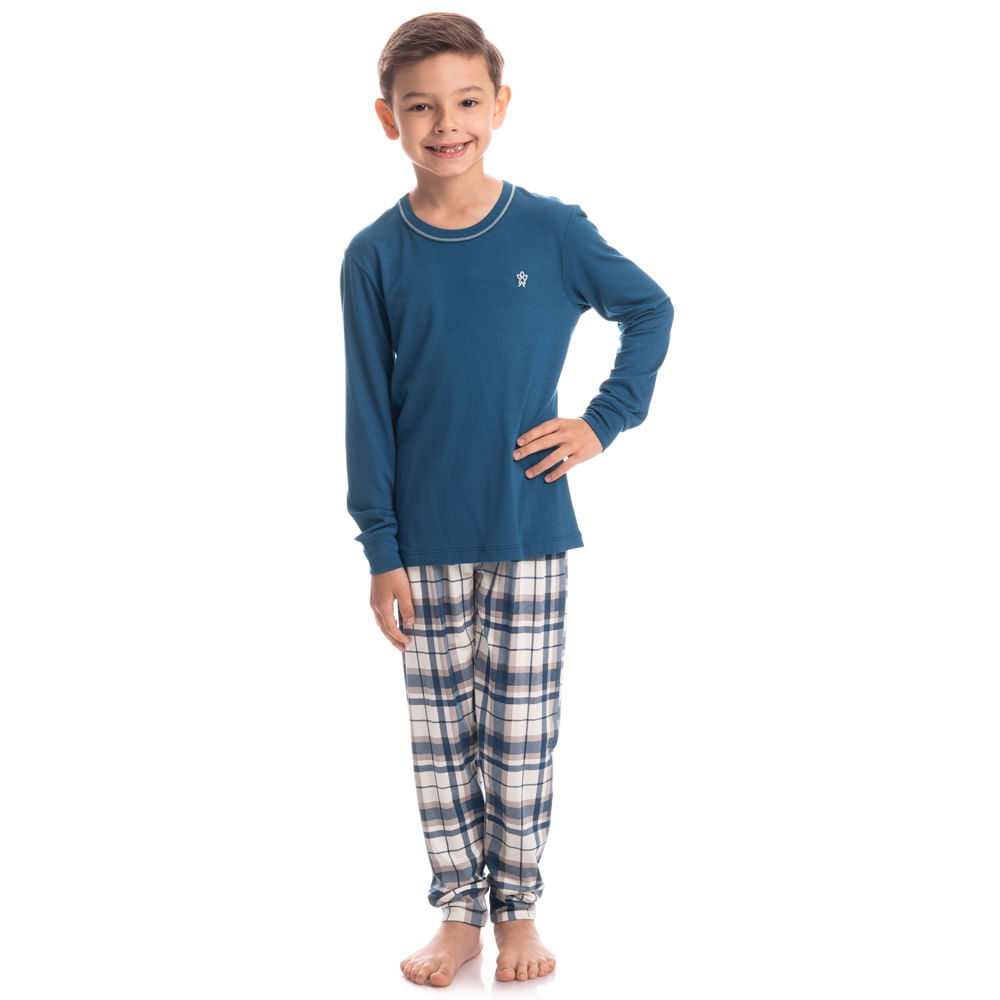 Pijama Infantil Unissex Longo Winter - Imagem 3 - Mobile