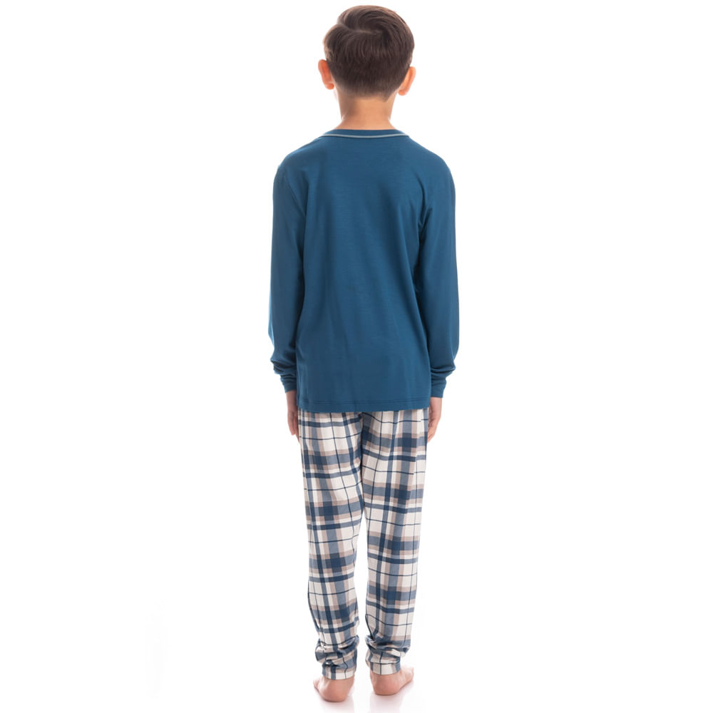 Pijama Infantil Unissex Longo Winter - Imagem 4 - Mobile