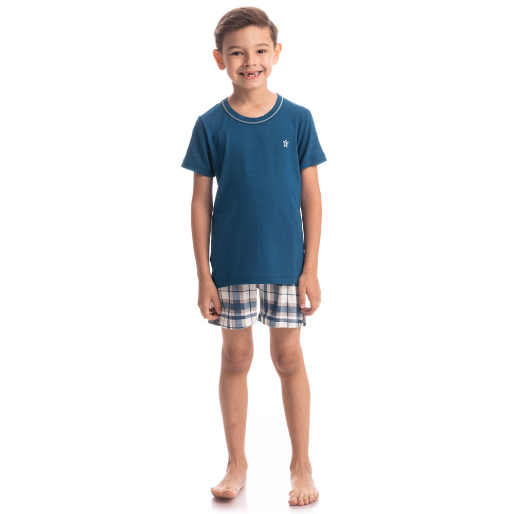 Pijama Infantil Curto Unissex Winter - Imagem 3 - Mobile