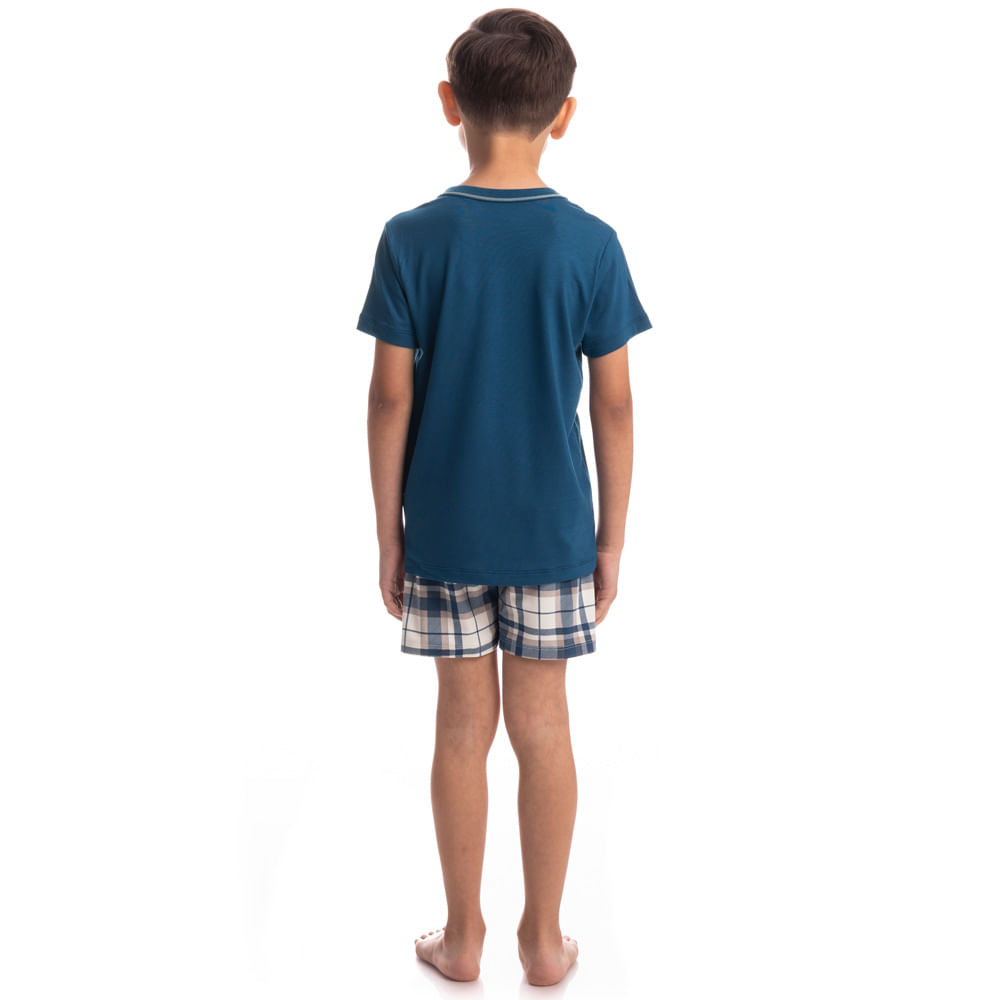 Pijama Infantil Curto Unissex Winter - Imagem 4 - Mobile
