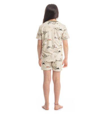 Pijama Infantil Unissex Curto Cats Winter Fiends - Imagem 4 - Mobile