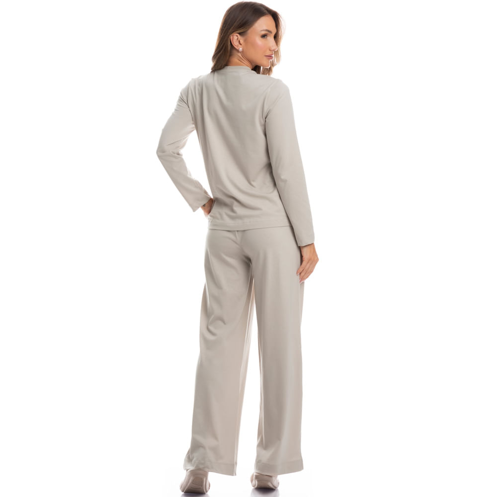 Pijama Feminino Longo Duda - Imagem 4 - Mobile