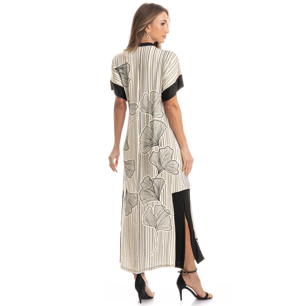 Kaftan Midi Ginkgo - Imagem 4 - Mobile