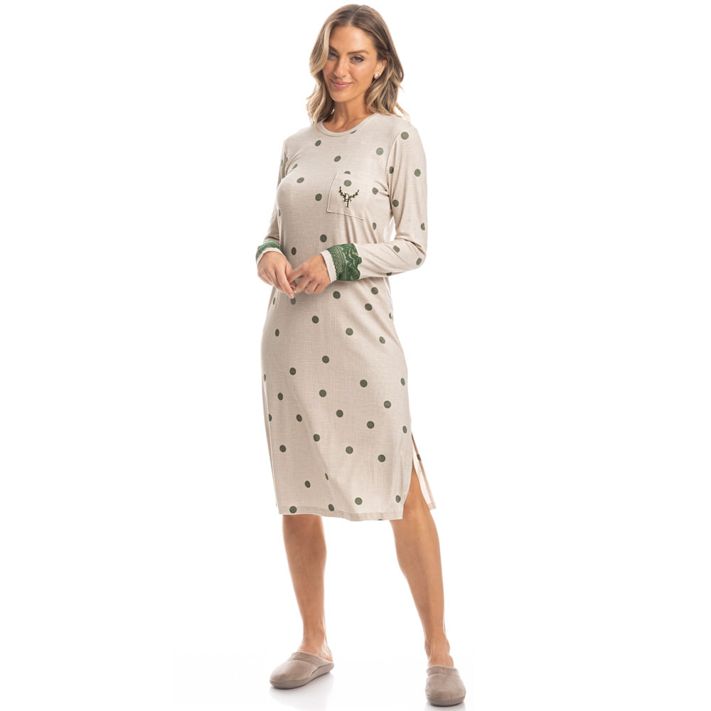 Camisão Feminino Midi Clara - Imagem 3 - Mobile