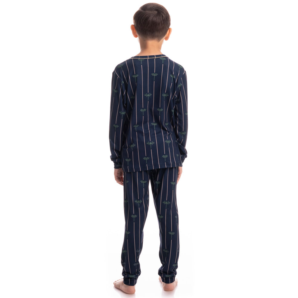 Pijama Unissex Infantil Longo Com Punho Origens Tombini - Imagem 4 - Mobile