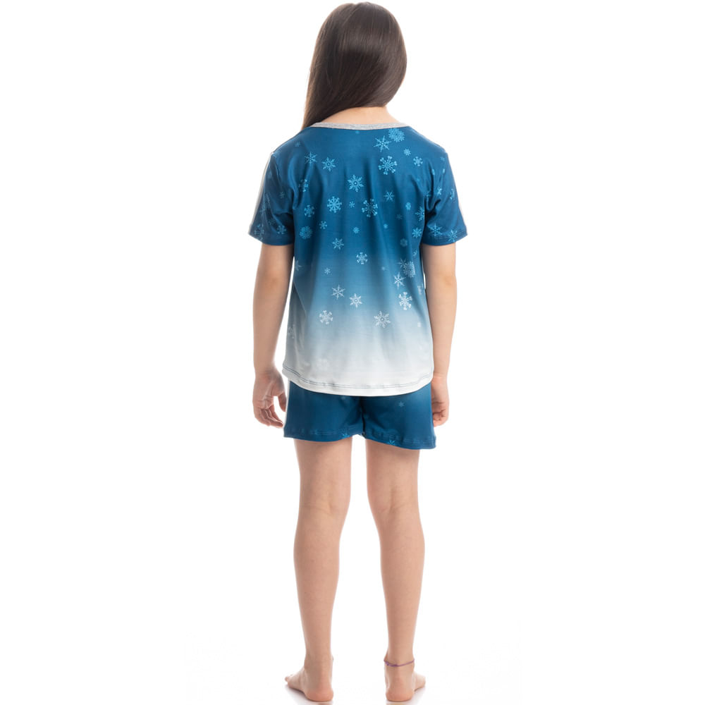 Pijama Infantil Curto Lyla Ski - Imagem 4 - Mobile
