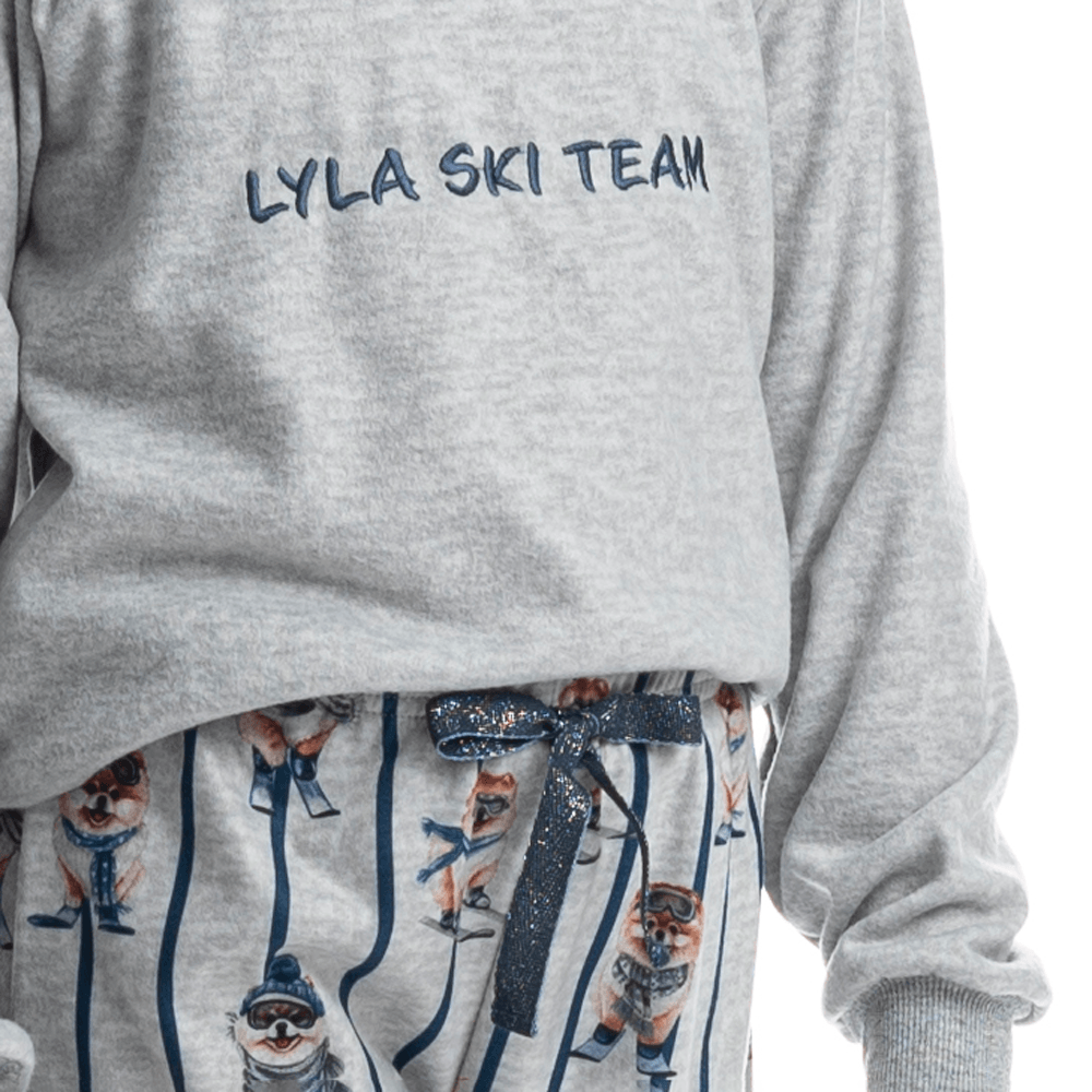 Pijama Infantil Longo Soft Lyla Ski - Imagem 5 - Mobile