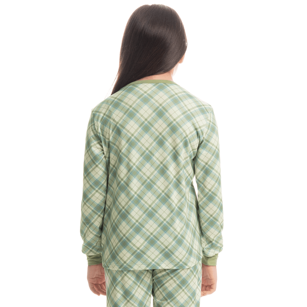 Pijama Infantil Longo Unissex Lyla Bunny Branco - Imagem 2