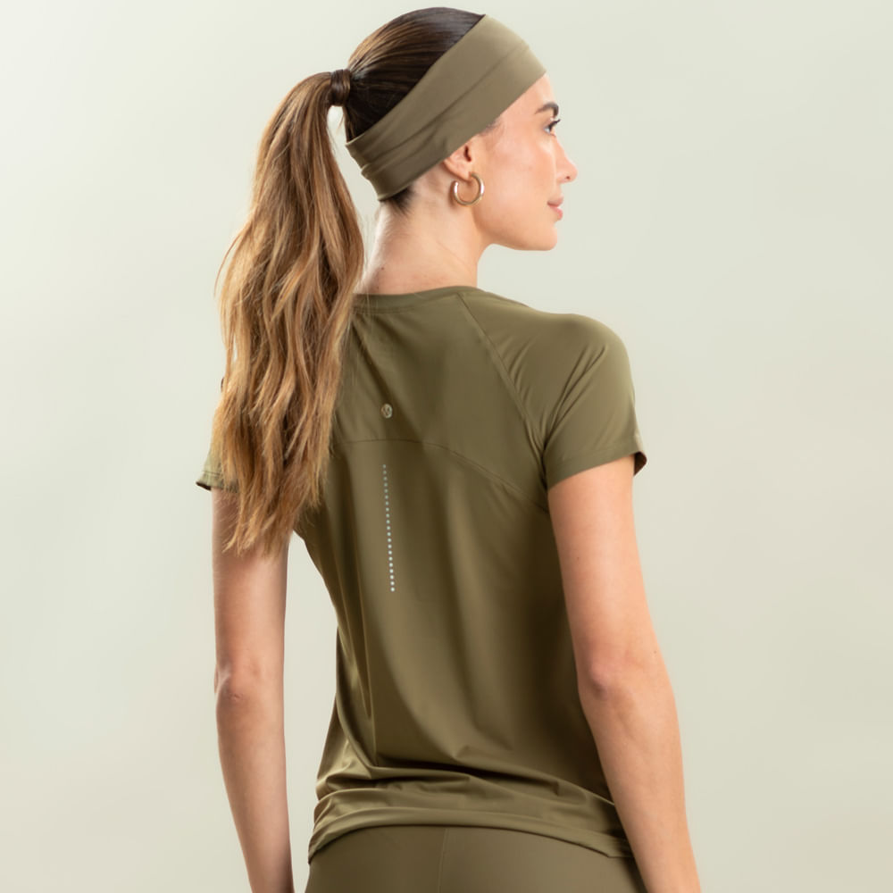 Camiseta Feminina Raglan Elite Vivame Verde - Imagem 2