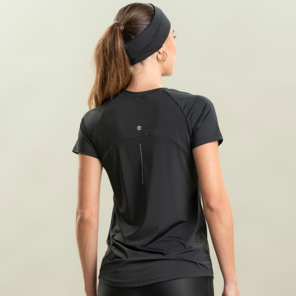 Camiseta Feminina Raglan Elite Vivame Preto - Imagem 2