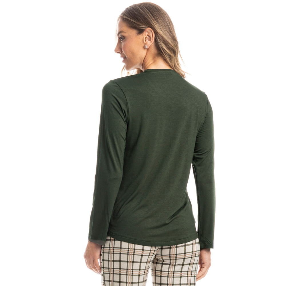 Pijama Feminino Longo Renovação Verde - Imagem 2