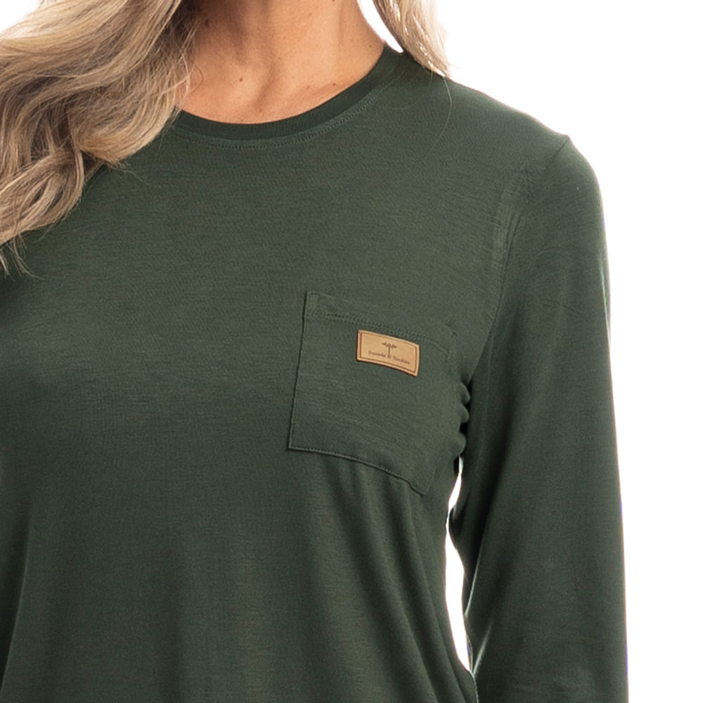 Pijama Feminino Longo Renovação - Imagem 5 - Mobile