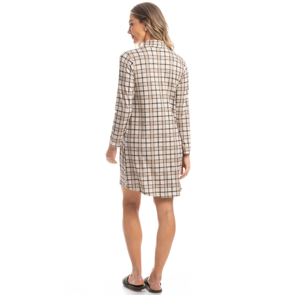 Camisão Curto Abotoado Renovação - Imagem 4 - Mobile