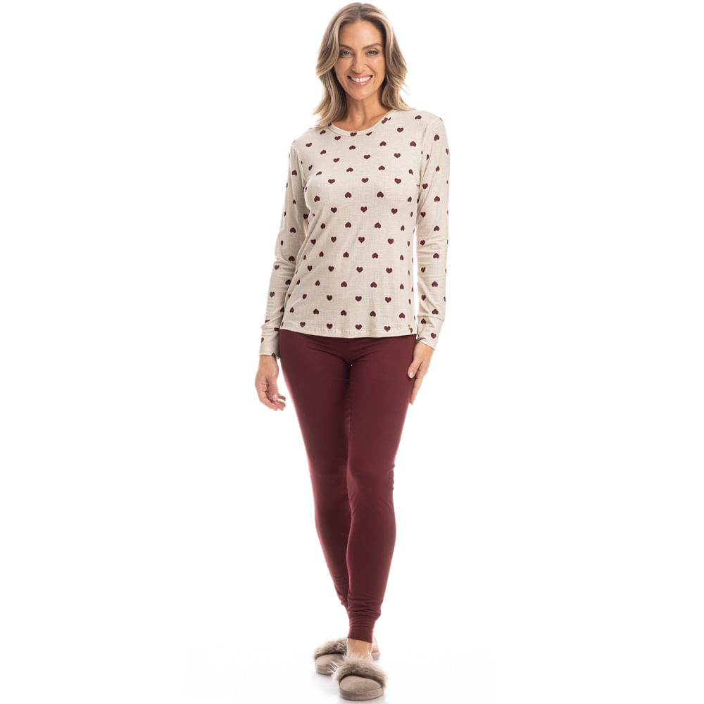 Pijama Feminino Legging Lile - Imagem 3 - Mobile
