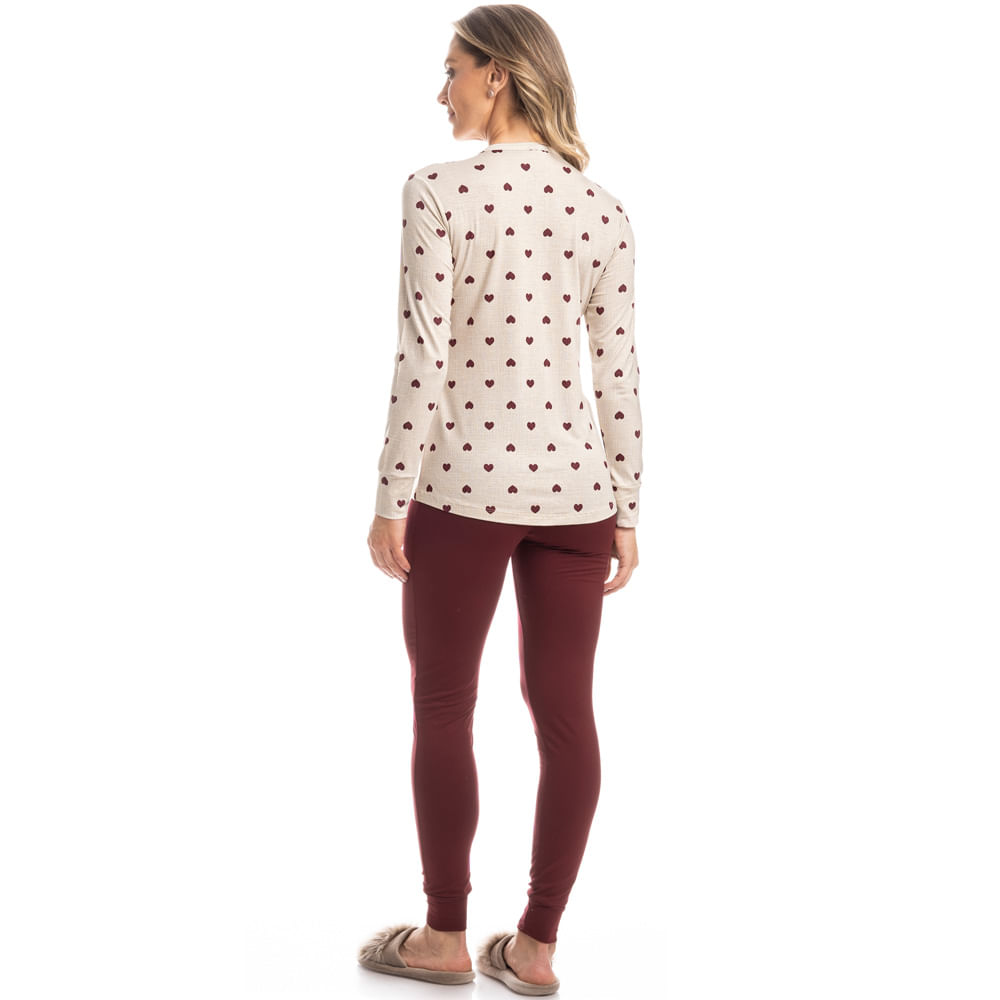 Pijama Feminino Legging Lile - Imagem 4 - Mobile