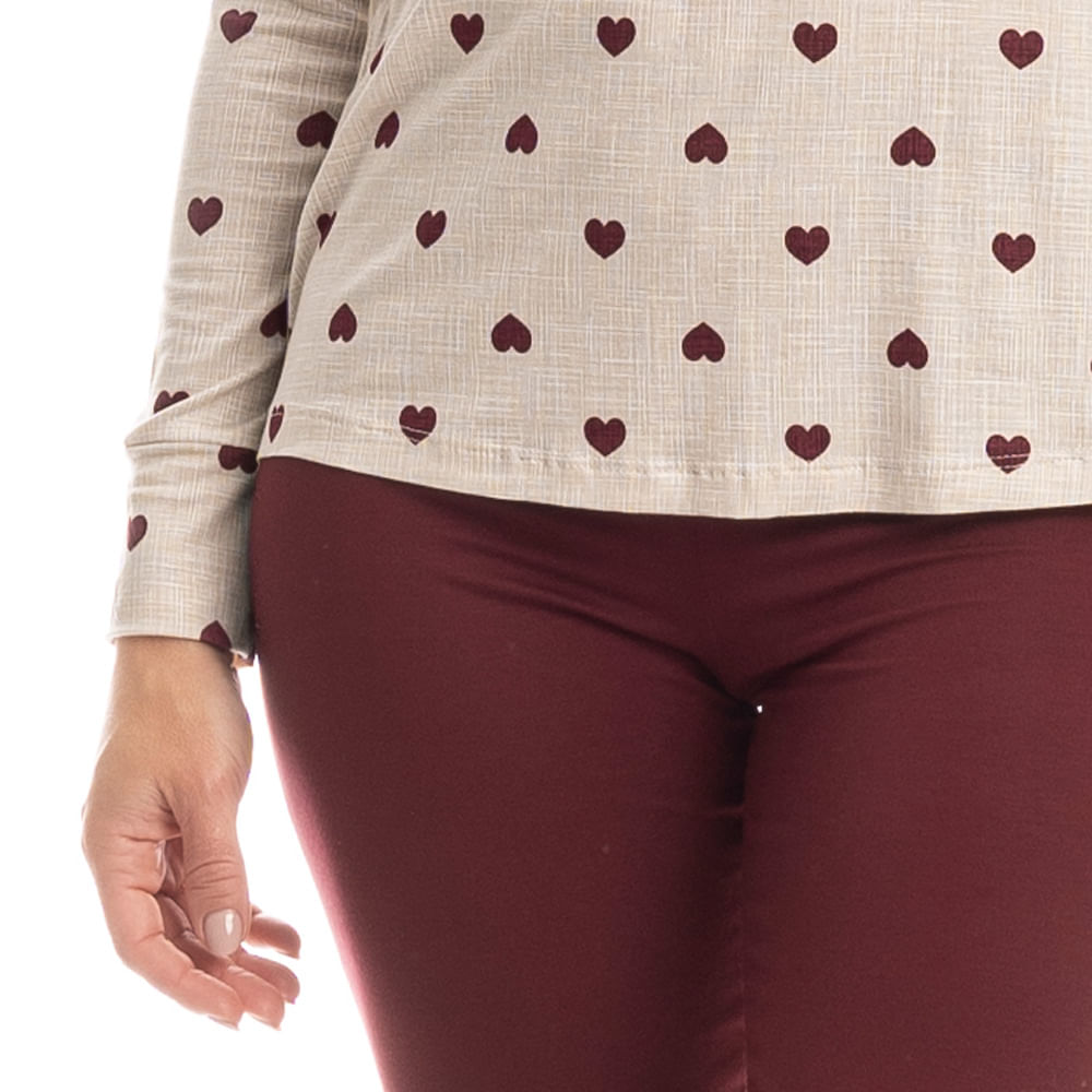 Pijama Feminino Legging Lile - Imagem 5 - Mobile