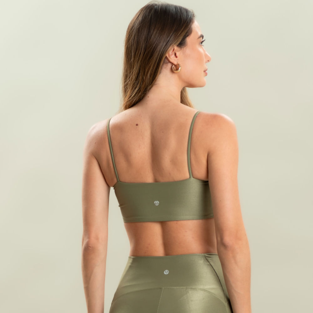 Top Square Slim Glow Color Vivame Verde - Imagem 2