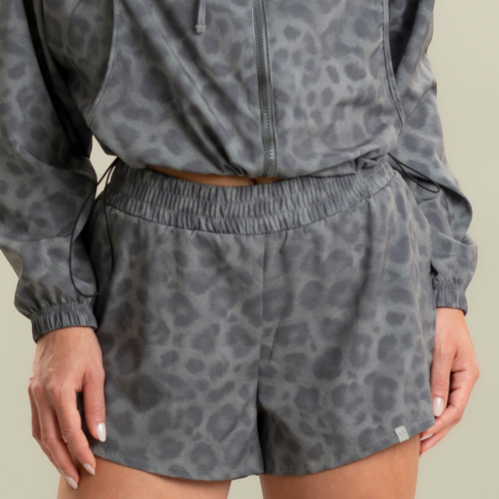 Shorts Feminino Duplo Estampado Wild Vivame - Imagem 5 - Mobile