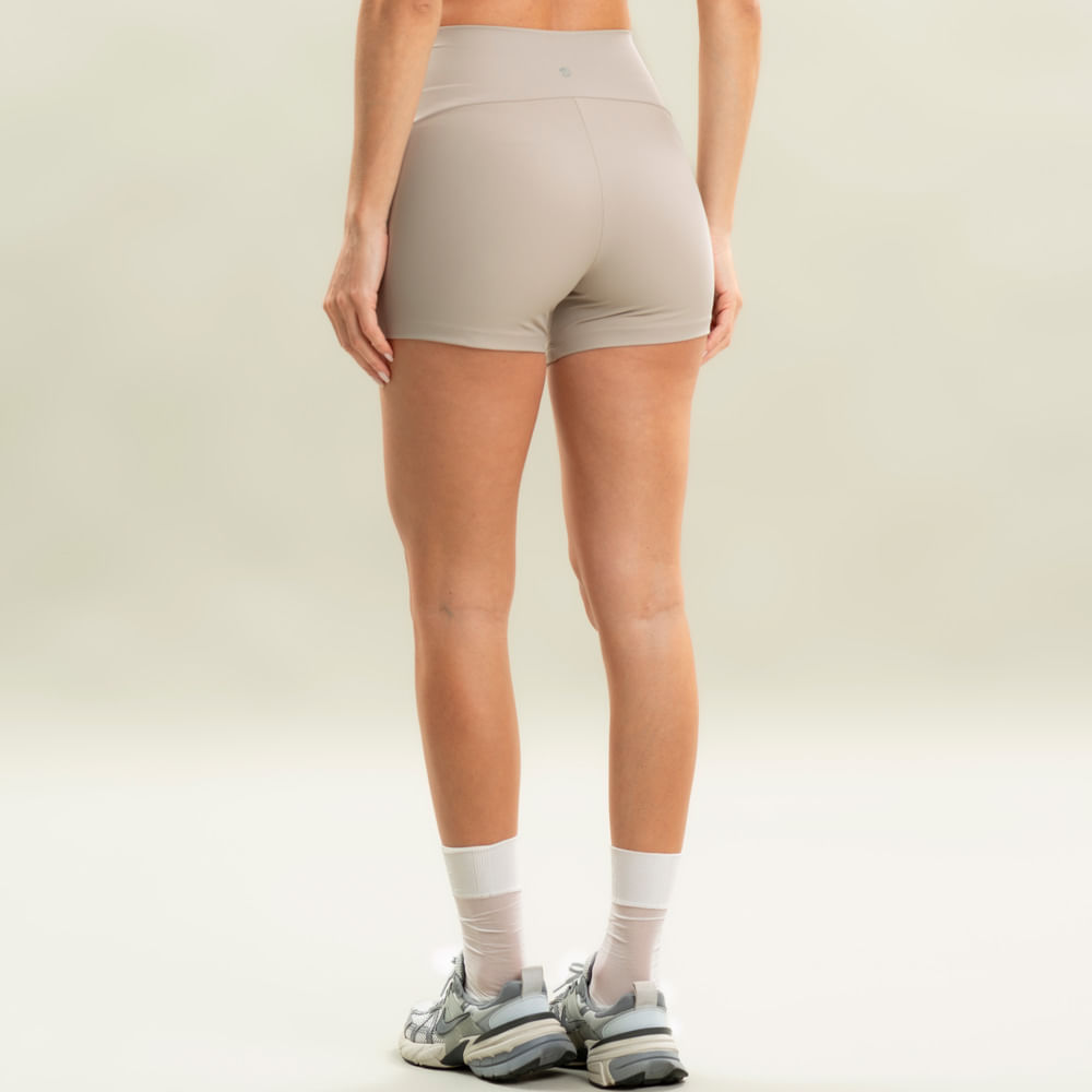 Shorts Curto Invisible Slim Shape Extreme Vivame Bege - Imagem 2