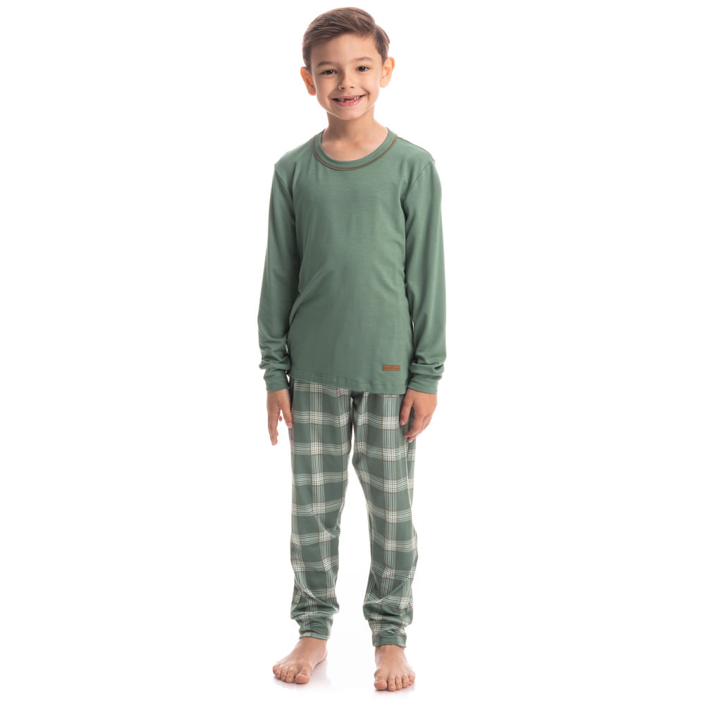 Pijama Longo Infantil Unissex Enjoy Tombini - Imagem 3 - Mobile