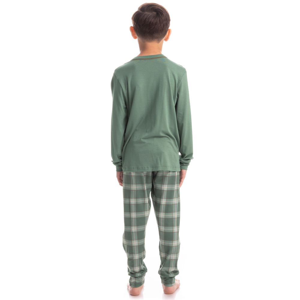 Pijama Longo Infantil Unissex Enjoy Tombini - Imagem 4 - Mobile