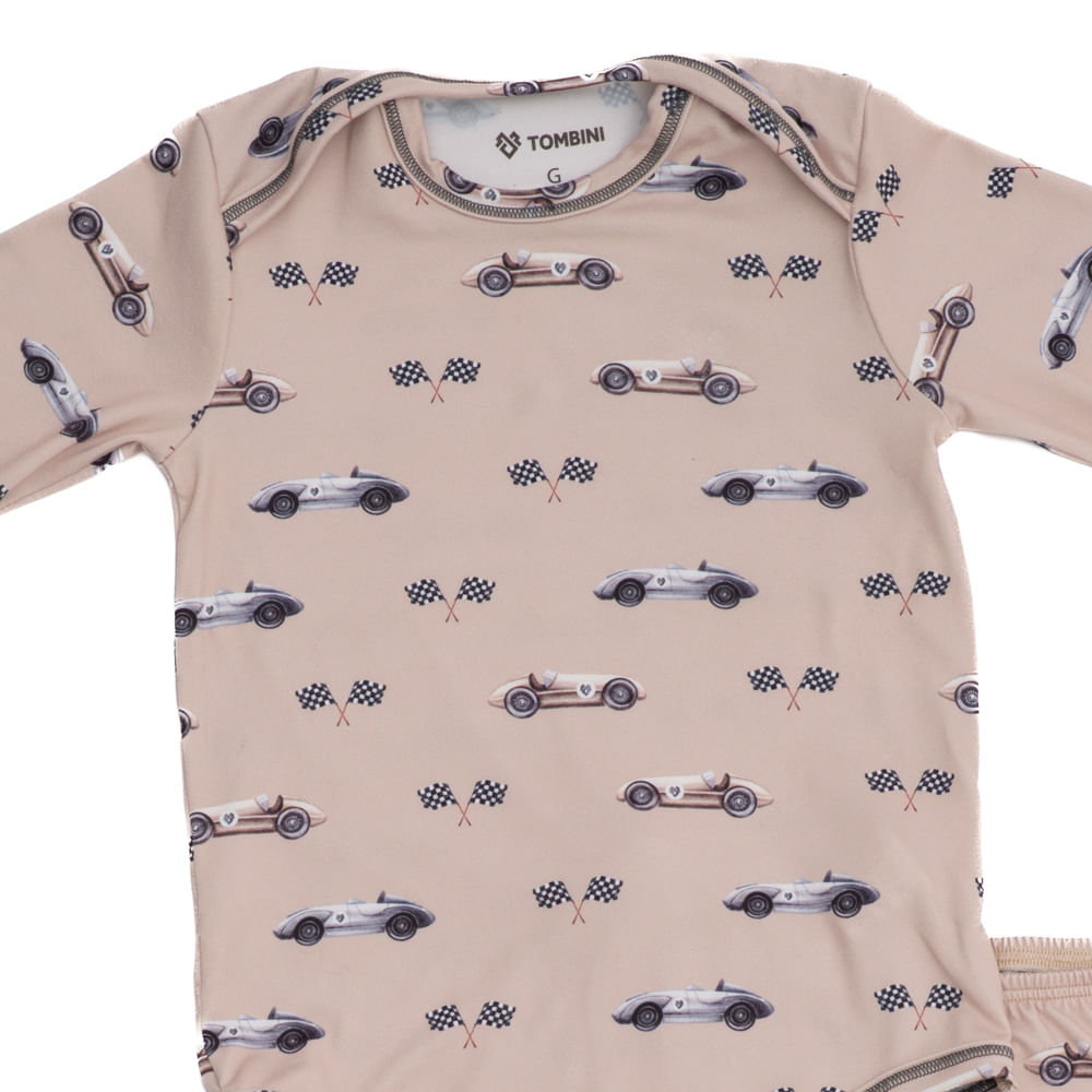 Conjunto Baby Race Cinza - Imagem 2