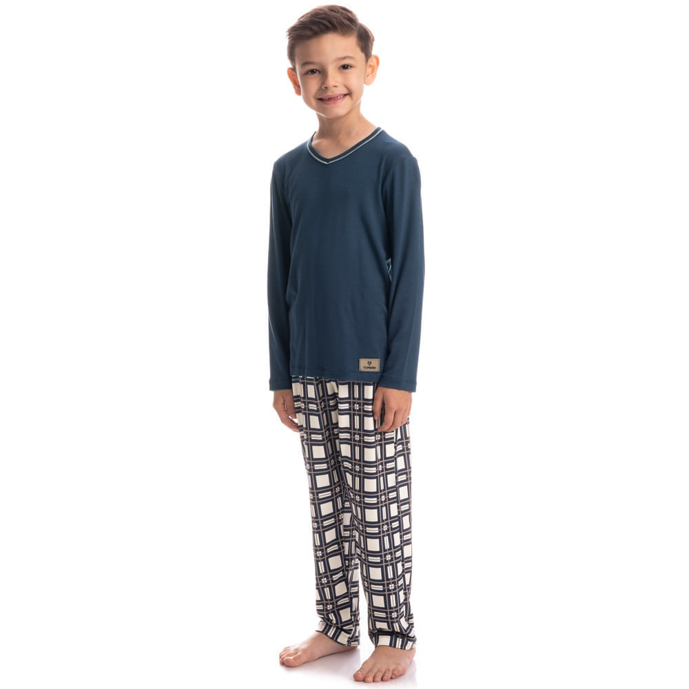 Pijama Longo Infantil Massimo Tombini - Imagem 3 - Mobile