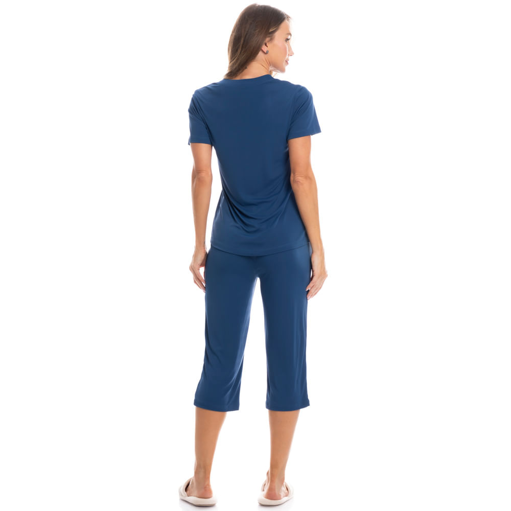 Pijama Feminino Pescador Vera - Imagem 4 - Mobile