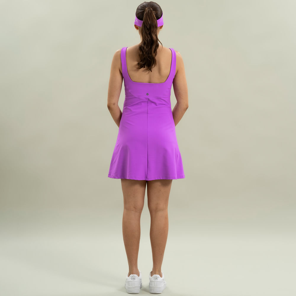 Vestido Square Com Shorts Fuchsia Vivame - Imagem 4 - Mobile
