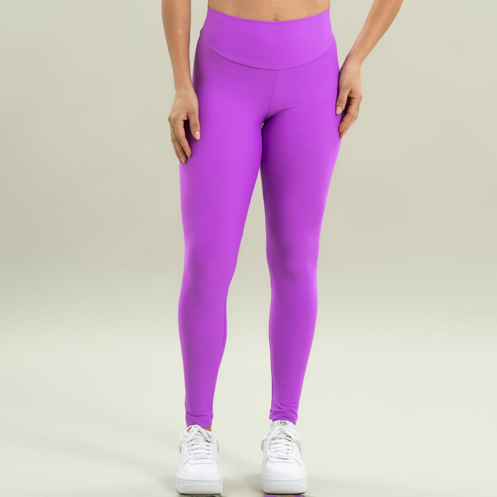 Calça Legging Comfort Shape Fuchsia Vivame Roxo - Imagem 1
