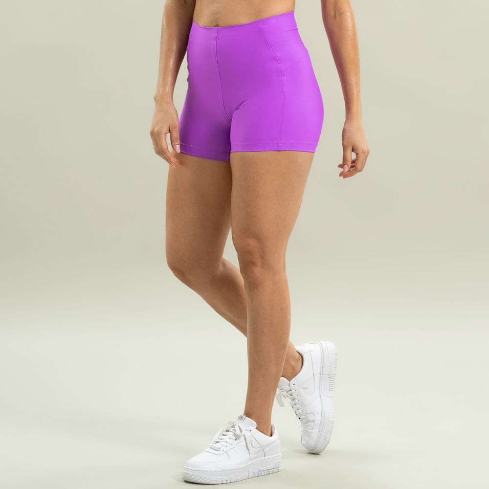 Shorts Curto Invisible Slim Shape Fuchsia Vivame Roxo - Imagem 1