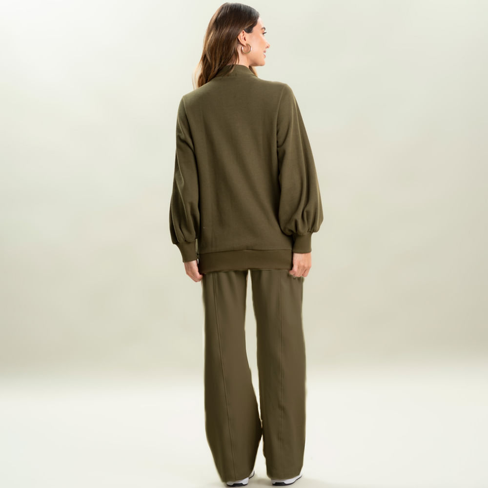 Calça Feminina Elementar Reta Chloe - Imagem 4 - Mobile