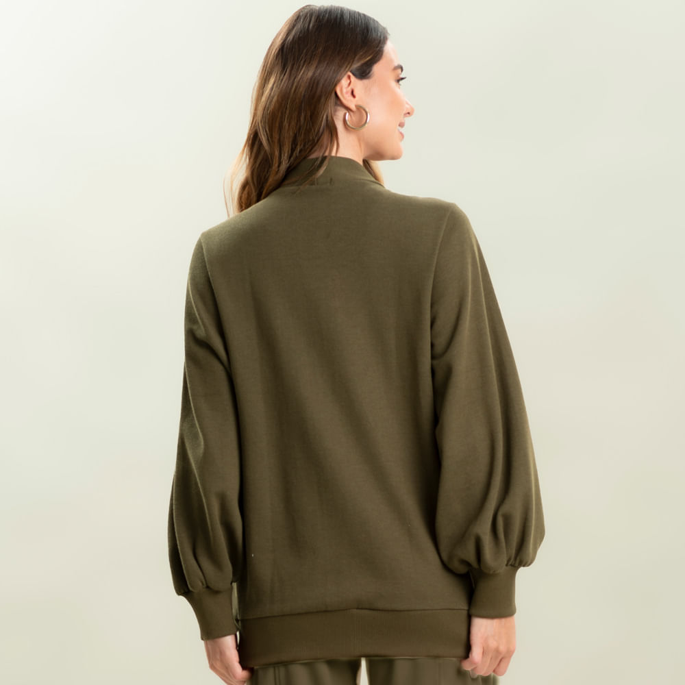 Cardigan Elementar Chloe Vivame Verde - Imagem 2