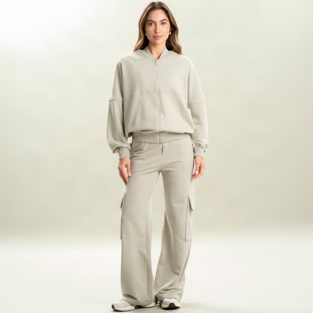 Jaqueta Bomber Velvety Vivame - Imagem 3 - Mobile