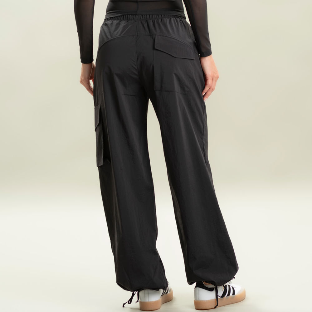 Calça Feminina Cargo Com Barra Ajustável Ecletic Vivame Preto - Imagem 2