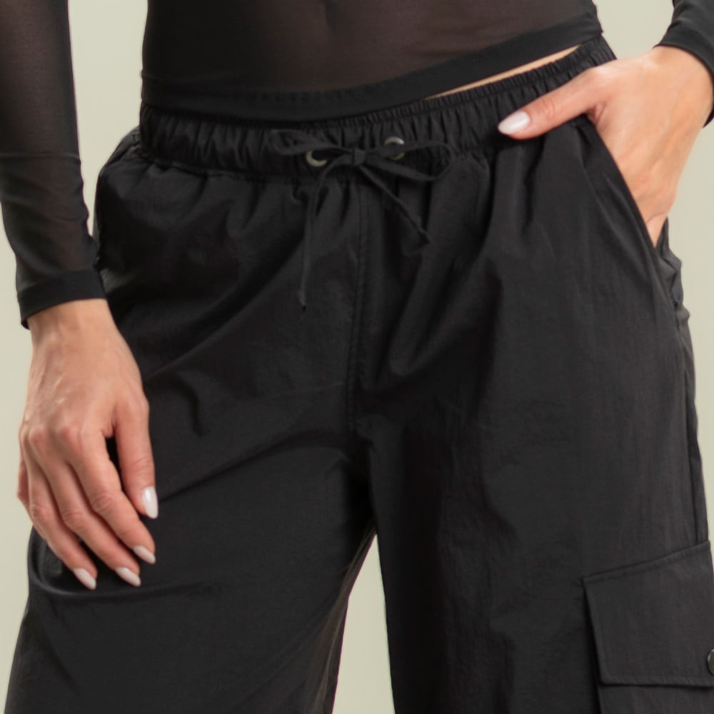 Calça Feminina Cargo Com Barra Ajustável Ecletic Vivame - Imagem 5 - Mobile