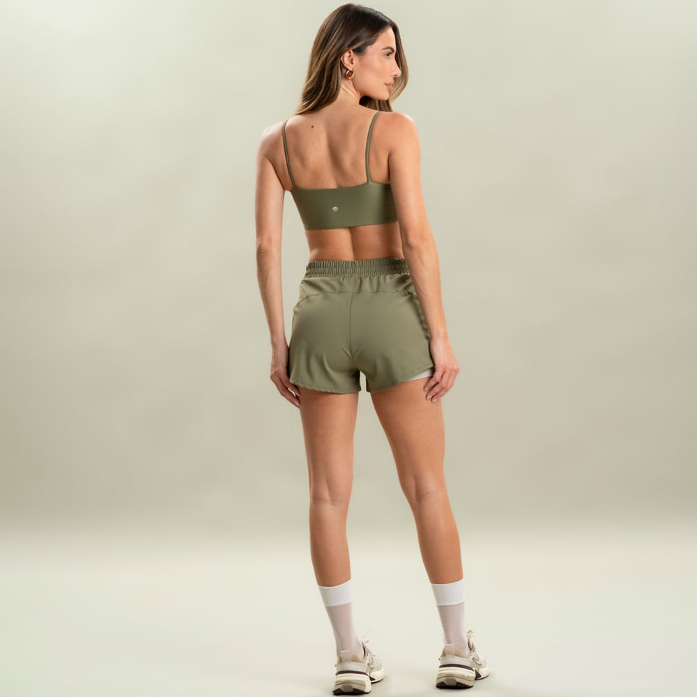 Shorts Duplo Com Bolsos Pace Vivame - Imagem 4 - Mobile