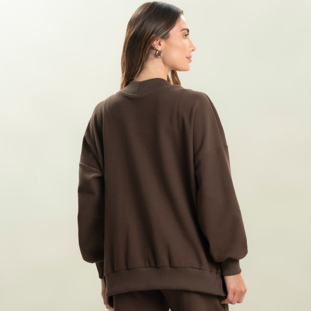 Cardigan Dot Vivame Marrom - Imagem 2