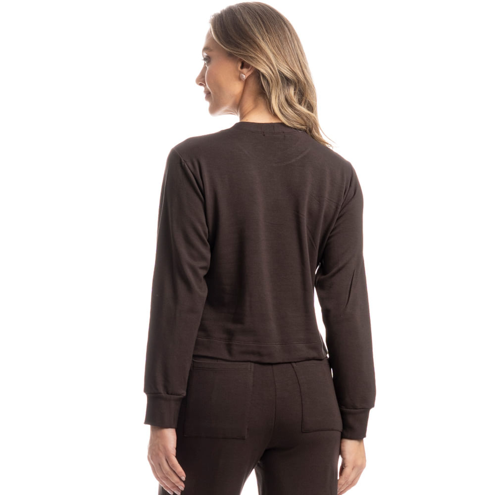 Conjunto Feminino Em Moletinho Manoela - Imagem 2 - Mobile