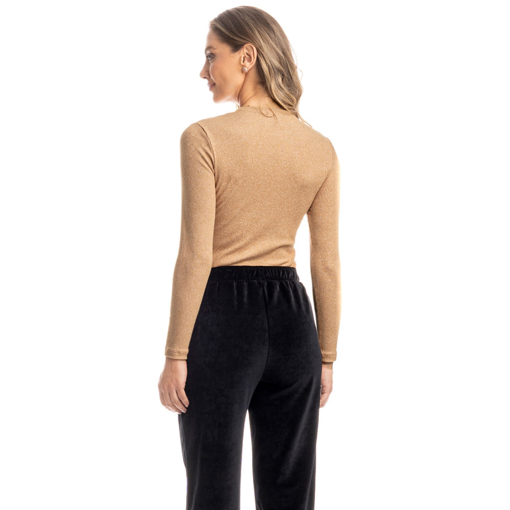 Blusa Feminina Verona Bege - Imagem 2