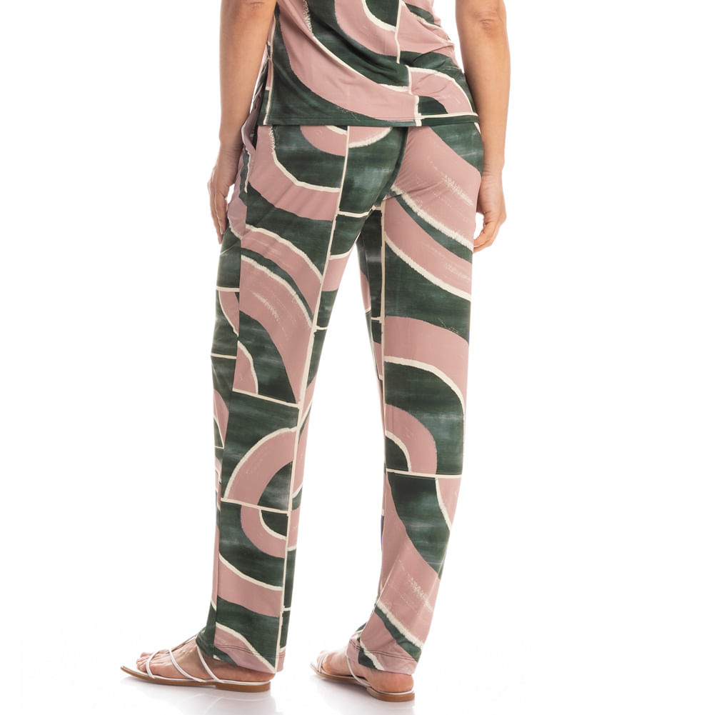 Calça Feminina Com Bolso Lagos Verde - Imagem 2