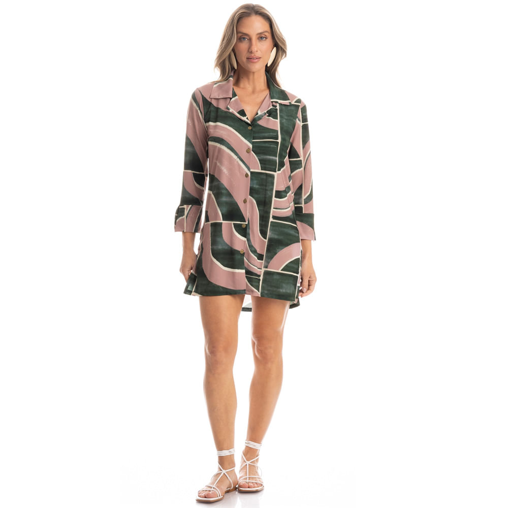 Camisa Feminina Abotoada Lagos - Imagem 3 - Mobile